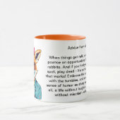 アドバイスおもしろいキツネ マグカップ (中央)