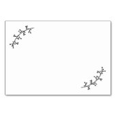 アドバイスおよび願いを結婚している素朴な月桂樹 テーブルナンバー (正面)