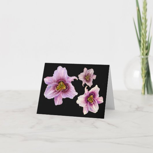 アドバイスからスリータイガーユリ カード (正面)