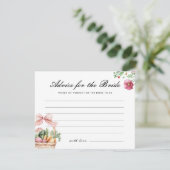 アドバイスが市場から出てブライダルシャワー エンクロージャーカード (スタンド正面)