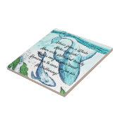 アドバイスとしての鯨の陶瓦 タイル (側面)