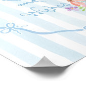 アドバイスとウィズお洒落コケートボーブルー ポスター (角)