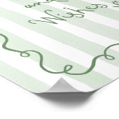 アドバイスとウィズお洒落サゲグリーンブライダル ポスター (角)