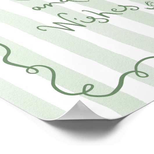 アドバイスとウィズお洒落サゲグリーンブライダル ポスター (角)