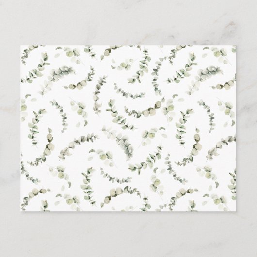 アドバイスとウィズリトルカボキンベビーシャワー エンクロージャーカード (裏面)