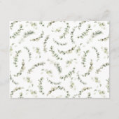 アドバイスとウィズリトルカボキンベビーシャワー エンクロージャーカード (裏面)