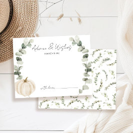 アドバイスとウィズリトルカボキンベビーシャワー エンクロージャーカード