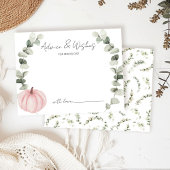 アドバイスとウィズリトルカボキンベビーシャワー エンクロージャーカード