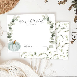 アドバイスとウィズリトルカボキンベビーシャワー エンクロージャーカード