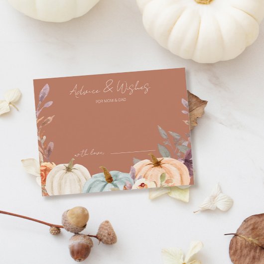 アドバイスとウィズリトルカボキンベビーシャワー エンクロージャーカード