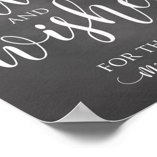 アドバイスとウィズ結婚の装飾のサイン ポスター (角)