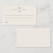 アドバイスとウィズ結婚ズ エンクロージャーカード (正面/裏面)