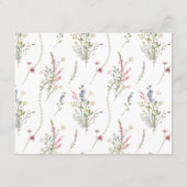 アドバイスとウィッシュズパールとプロセッコブライダル エンクロージャーカード (裏面)