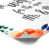 アドバイスとウィッシュフローラ結婚8x10のサイン ポスター (角)