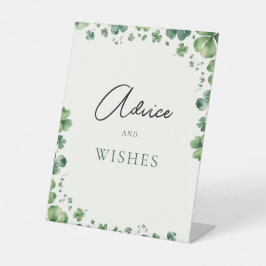 アドバイスとウィッシュブライダルシャワー 台座サイン