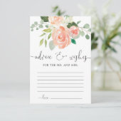 アドバイスとウィッシュ桃のフローラの緑のカード エンクロージャーカード (スタンド正面)