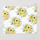 アドバイスとカップルブライダルシャワーカード チラシ (裏面)