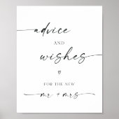 アドバイスとミスターへの願いミセス結婚ズ ポスター (正面)