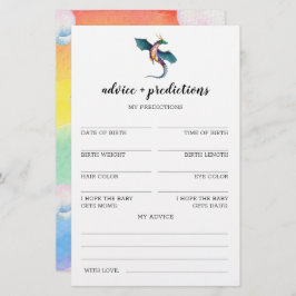 アドバイスと予測ドラゴンベビーシャワーゲーム