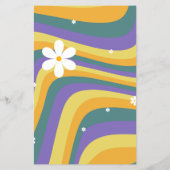 アドバイスと予測レトロヴィンテージベビーシャワー チラシ (裏面)