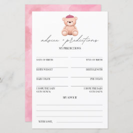 アドバイスと予測Bonjour Bebeベビーシャワー