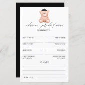 アドバイスと予測Bonjour Bebeベビーシャワー (正面/裏面)