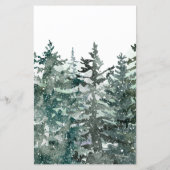 アドバイスと予測Winter Baby Shower Game (裏面)