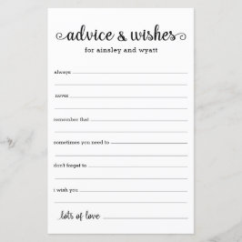 アドバイスと希望