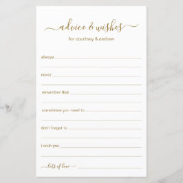 アドバイスと希望