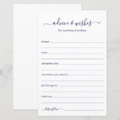 アドバイスと希望 (正面/裏面)