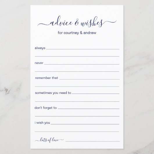 アドバイスと希望 (正面)