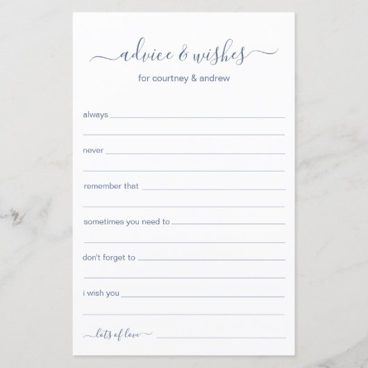 アドバイスと希望 (正面)