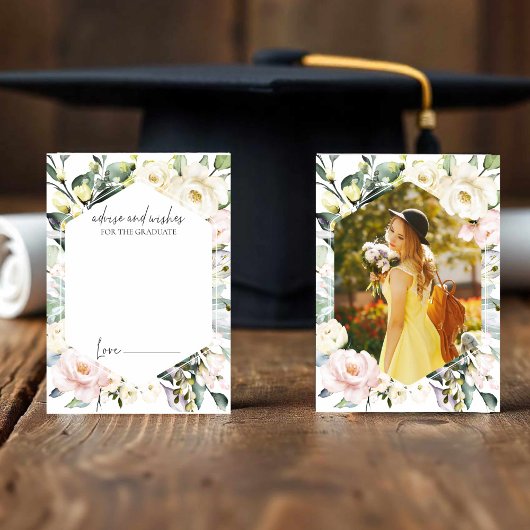 アドバイスと希望 | Boho卒業エンクロージャカード サンキューカード