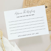 アドバイスと新しいミセス・ゲームの願い エンクロージャーカード