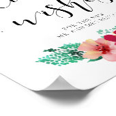 アドバイスと新婚フローラデザインへの願い ポスター (角)