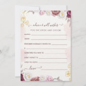 アドバイスと新郎新婦の願い シーズンカード (正面)