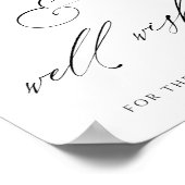 アドバイスと祝福 ウェディングサイン ポスター (角)