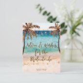 アドバイスと花嫁がポストカードになることを願う アドバイスカード (スタンド正面)