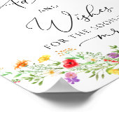 アドバイスと願いポスターのサイン ポスター (角)