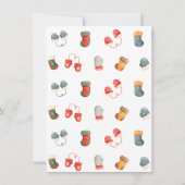 アドバイスと願いママ、クリスマスベビーシャワー ノートカード (裏面)