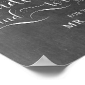 アドバイスと願い ウェディングサイン ポスター (角)