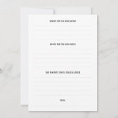 アドバイスに賭けるラスベガステーマアドバイス&ウィッシュ (裏面)