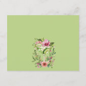 アドバイスのためのブライドメキシカンマルガリータブライダルシャワー エンクロージャーカード (裏面)