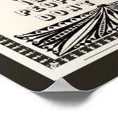 アドバイスのない金を使うなおもしろい ポスター (角)