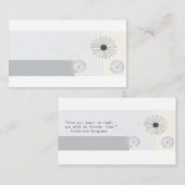 アドバイスのミニマルなモダンなプロフェッショナルの抽象芸術 名刺 (正面/裏面)