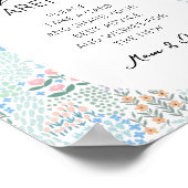 アドバイスの保護者のための赤ちゃんシャワーの装飾 ポスター (角)