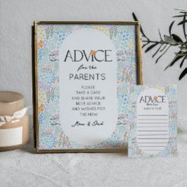 アドバイスの保護者のための赤ちゃんシャワーの装飾 ポスター