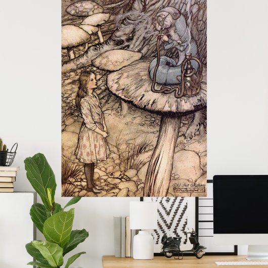 「アドバイスの毛虫だ! ポスター (ホームオフィス)