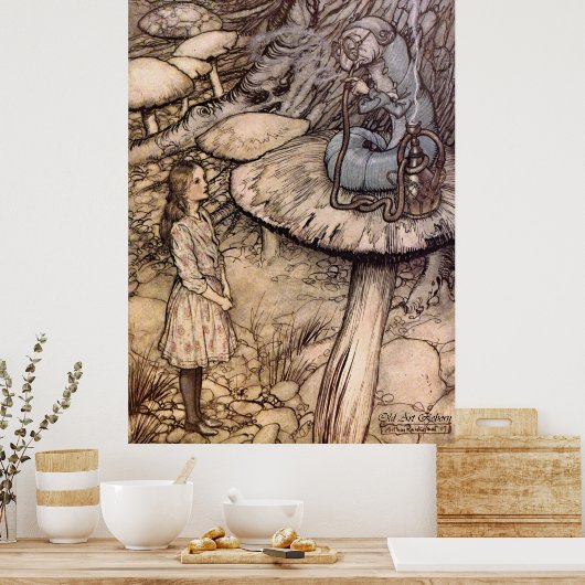 「アドバイスの毛虫だ！ ポスター (キッチン)