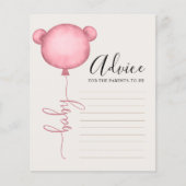 アドバイスの親への赤ちゃん赤ちゃんシャワーゲーム (正面)